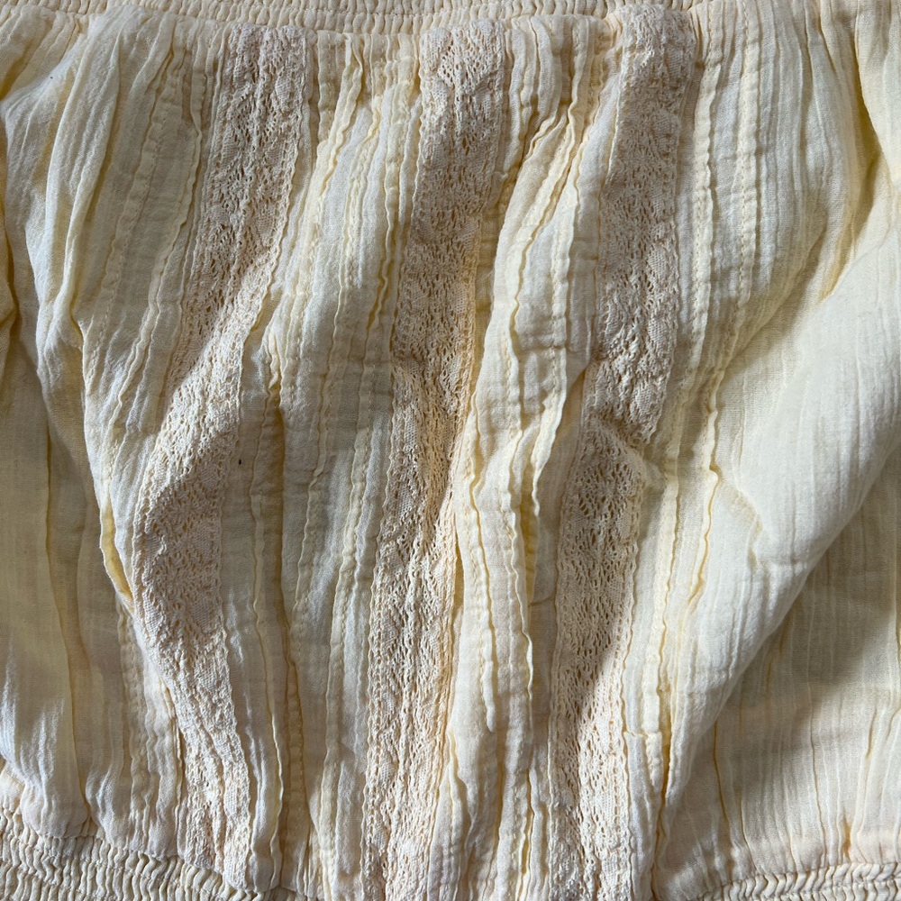 Yellow Ruffled FREE PEOPLE ROMPER XL - Picture 6 of 7